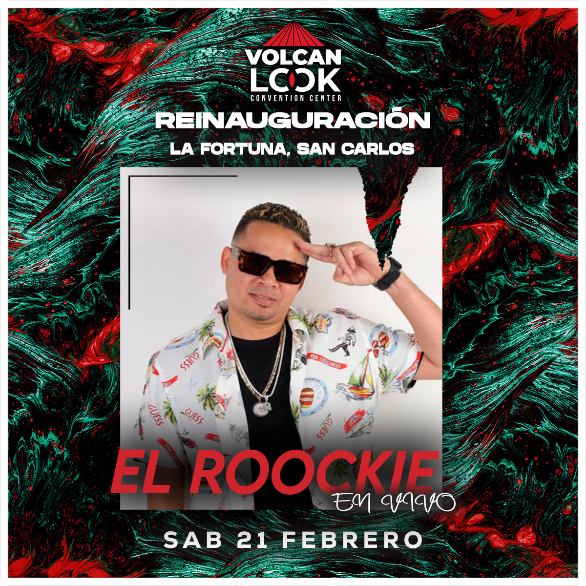 EL ROOCKIE REINAGURACION VOLCAN LOOK